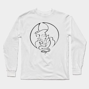 Tribal Demon Long Sleeve T-Shirt